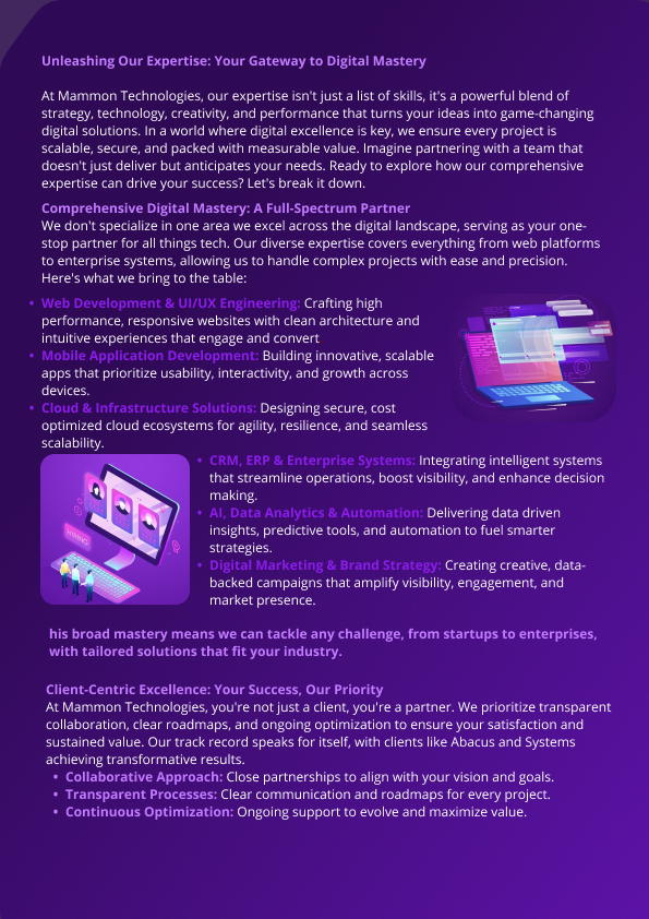 Our Expertise (Content)